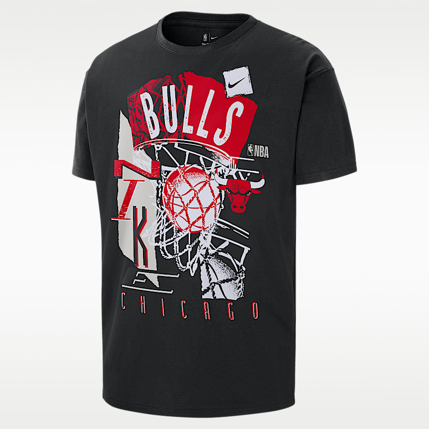 Chicago Bulls Essential Men's Nike NBA T-Shirt. Nike ID